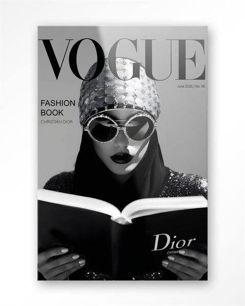 Fashion book white 40x60