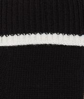 K/Signature knit gloves, black/white