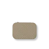 Z Q jewelry zip box, cobbelstone