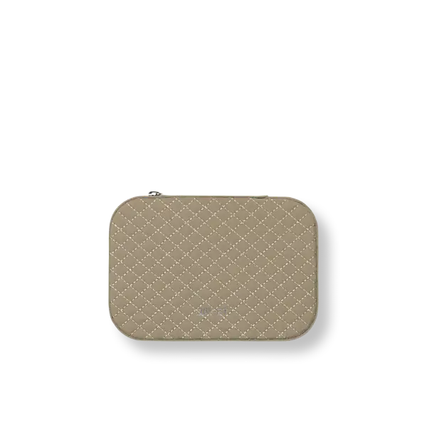 Z Q jewelry zip box, cobbelstone