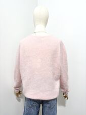Cashmere blend cardigan, baby pink