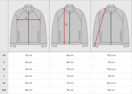 Tracksuit jacket oval backprint Filou CXLVIII, black