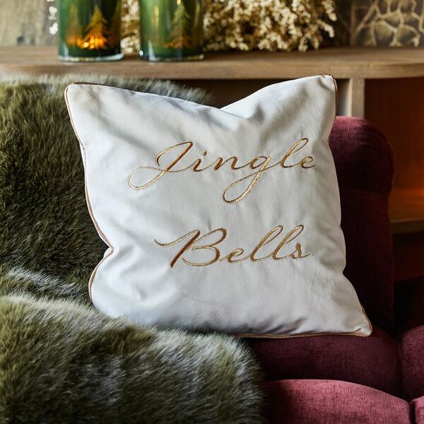 Jingle bells pillow cover 50x50