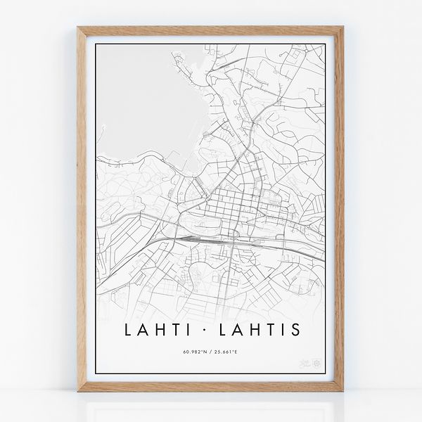 Minimalistinen Lahti, valkoinen