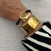 Celeste bangle, gold