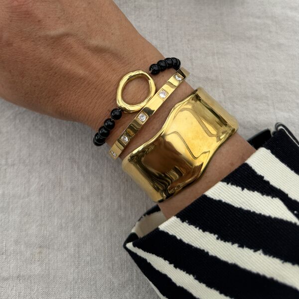 Celeste bangle, gold