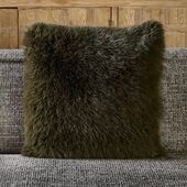 Bromont faux fur pillow cover 50x50