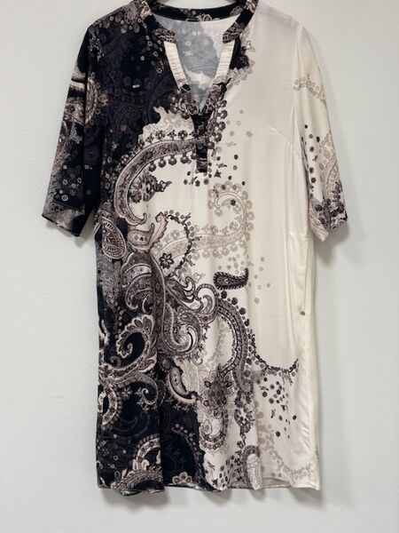 Costa Knee Dress, Dull Black