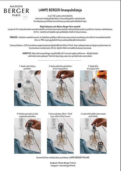 Lavender fields -ilmanpuhdistajanneste 500ml