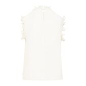 Top with ruffles, creme