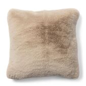 Heather alba faux fur pillow cover 50x50