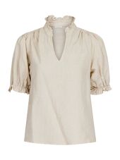 Odesa linen blouse, sand