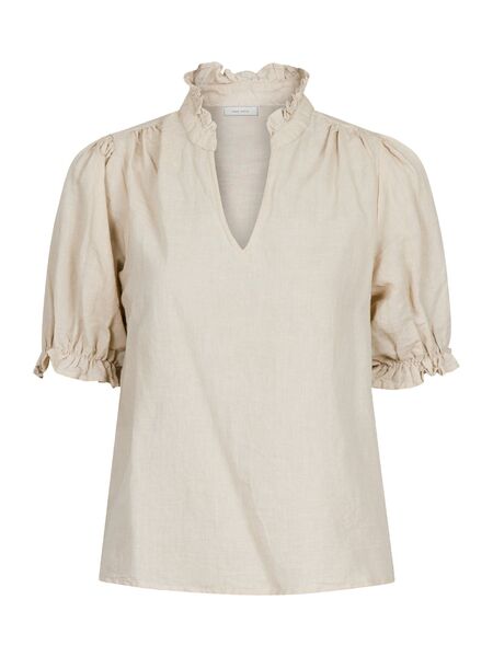 Odesa linen blouse, sand