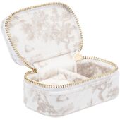 Velvet jewellery box micro, sand savannah pattern