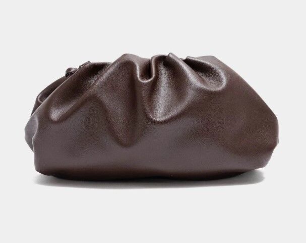 Dumpling bag, dark brown