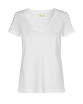 Arden organic tee, white