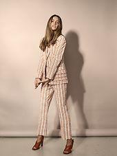 Bella rally pant, peach cobbler