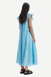 Karookh long dress, blue topaz