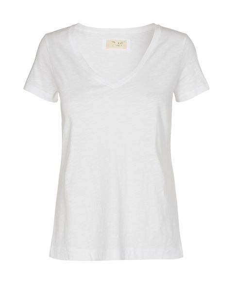 Arden organic tee, white