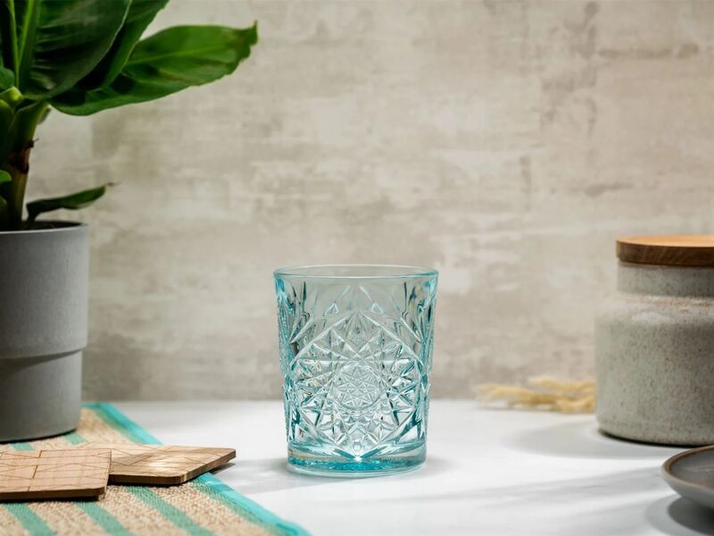 Hobstar double old fashioned, taivaansininen