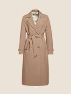 Sloane trench coat, dark sand