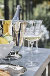 Sigrid wine cooler, silver brass