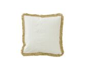 Cushion palm tree, white/turquoise