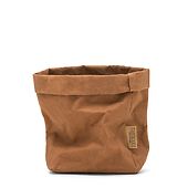 Uashmama paperipussi L, cuoio