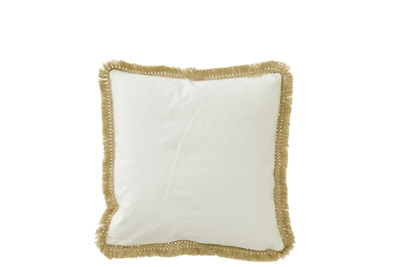 Cushion palm tree, white/turquoise