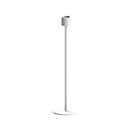 Candlestick 29cm, white
