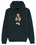 Organic hoodie Filou XXXII, black
