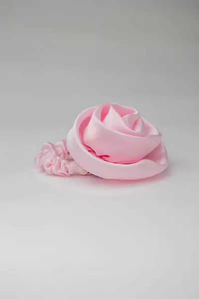 Rose hair band, light pink