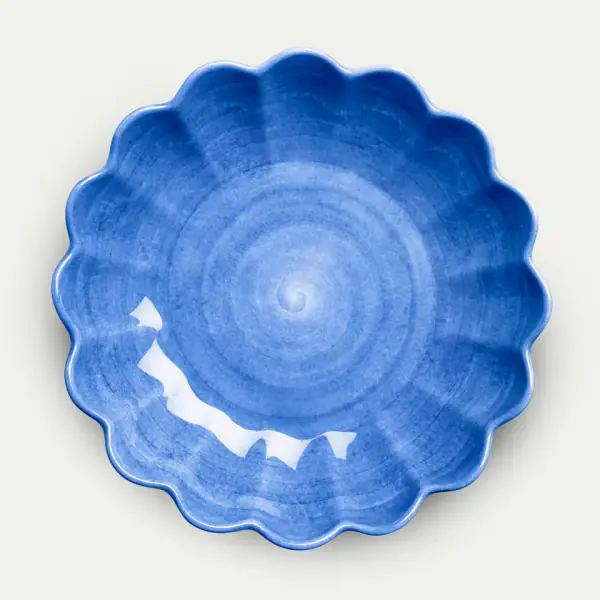 Oyster bowl 31cm, light blue