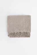 Aurora throw 115x180, dark taupe