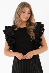 Vivienne top, black
