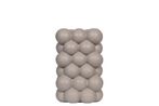 Bubbly-kynttilänjalka 15cm, harmaa