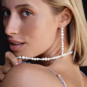 Cadence earrings, gold