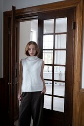 Odelia knit top, off white