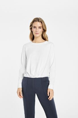 Joann T-shirt L/S, white