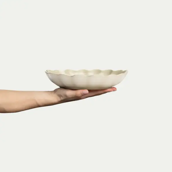 Oyster bowl 24cm, sand