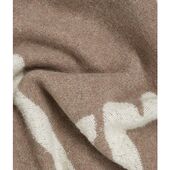 K/signature woven scarf, ash grey/cement