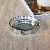 RM Maxime candle platter L, silver