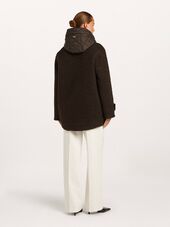 Avril short coat, dark chocolate