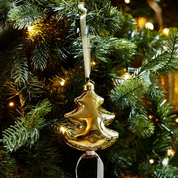 Balloon tree ornament gold S