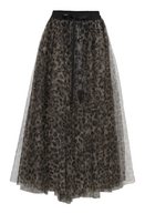 Daisy skirt, leopard