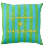 Cushion striped 45x45, sunshine