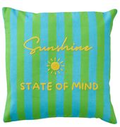 Cushion striped 45x45, sunshine