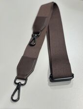 Woolen crossbody pouchy, brindle