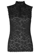 Delicia lace top, black
