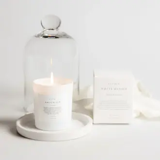 Scented candle 150g, white bloom